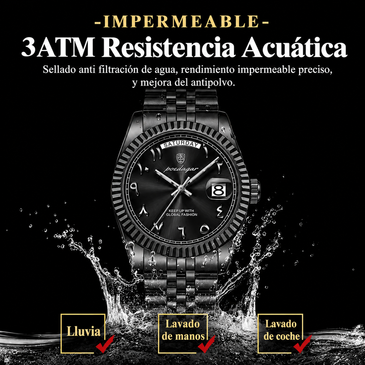 Reloj acero