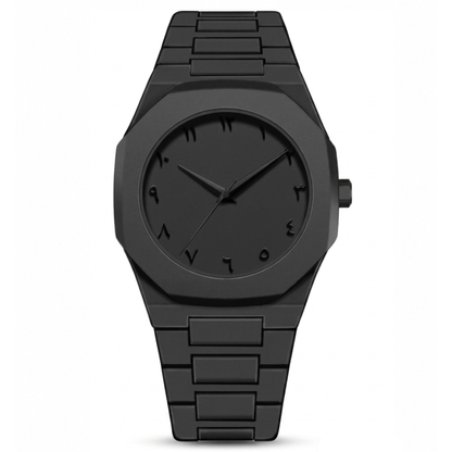 Reloj negro mate